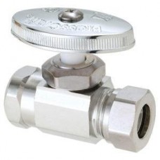BrassCraft O3305X C1 1/2" FIP Inlet x 7/16" and 1/2" Slip Joint Outlet Multi-Turn Straight Valve - B007VHICD2